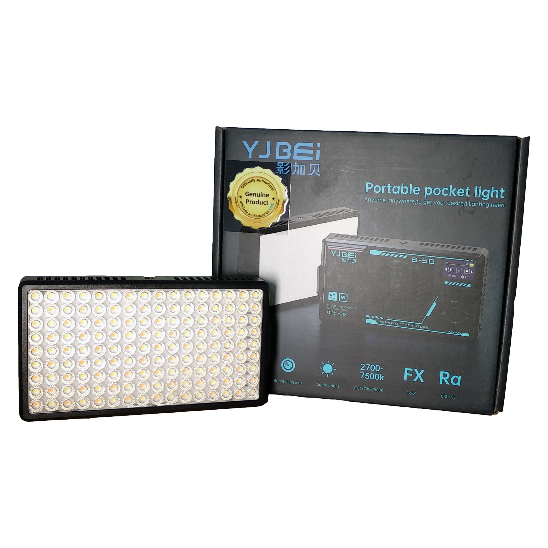 نور پرتابل شارژی YJBEi S50 Bi - Image 5