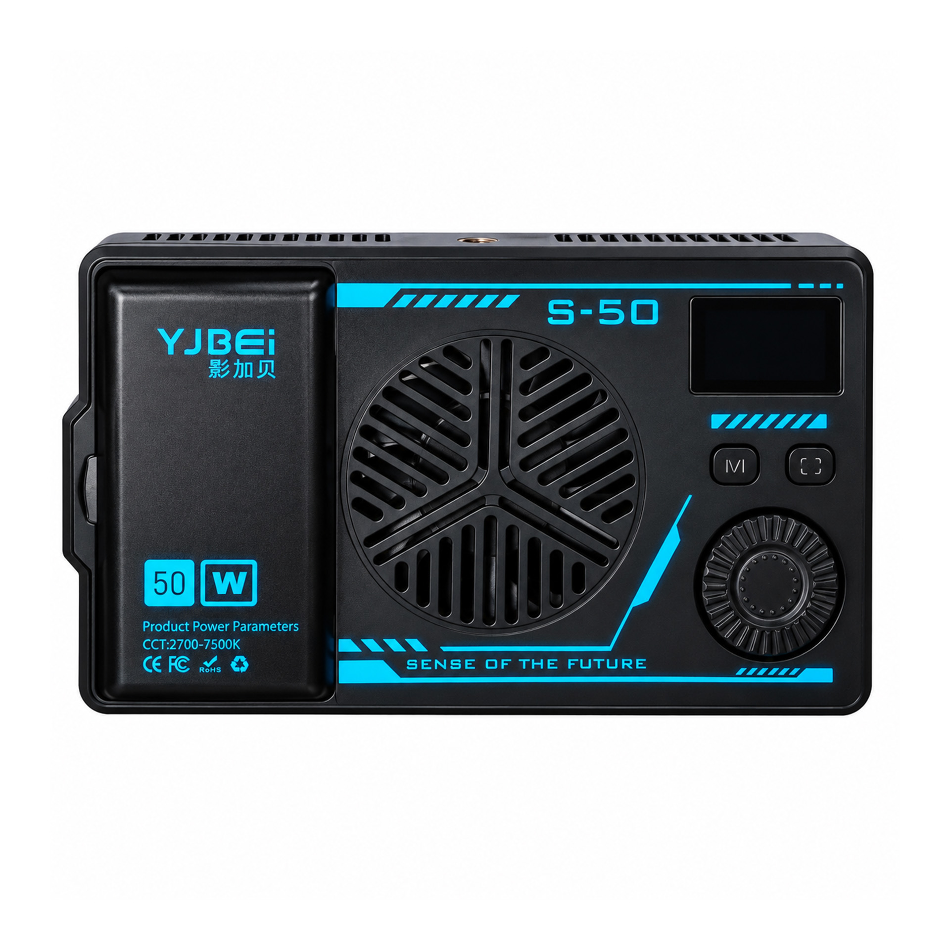 نور پرتابل شارژی YJBEi S50 Bi - Image 2